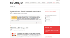 Desktop Screenshot of blog.resoneo.com