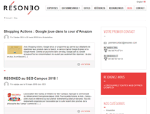 Tablet Screenshot of blog.resoneo.com